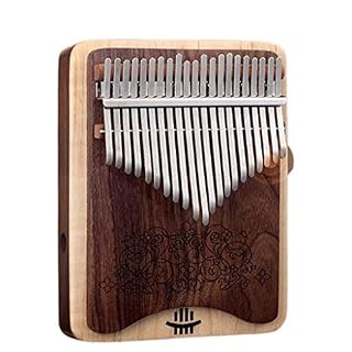 Rvlaugoaa Piano à Pouce Thumb Piano 21 clés Doigts Piano Noir Noyer Portable Pouce Piano for Enfants et Adultes… - Les Beatles, Paul McCartney, John Lennon, RIngo Starr, George Harrison