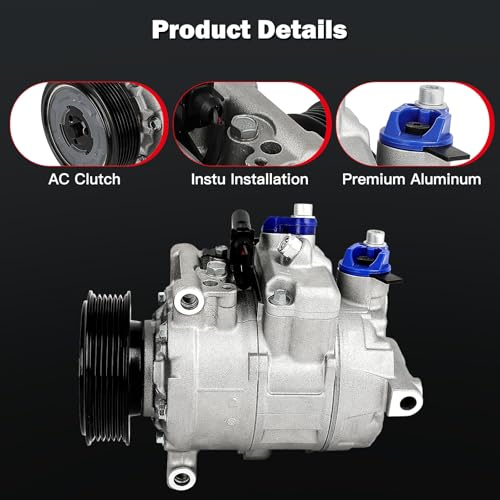 Image of CCIYU Air Conditioning Compressor for Audi A3 Quattro A4 A4 allroad