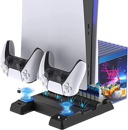 See full amazon price history chart for GADGETSWRAP Multifunctional Cooling Stand Wireless Controller Charging P-5 (PS5) Controller Dual Charger Compatible with Both Console & Controller - Black GADGETSWRAP Multifunctional Cooling Stand Wireless Controller Charging P-5 (PS5) Controller Dual Charger Compatible with Both Console & Controller - Black (B09LYVDP1B) Amazon Price History, Amazon Price Tracker