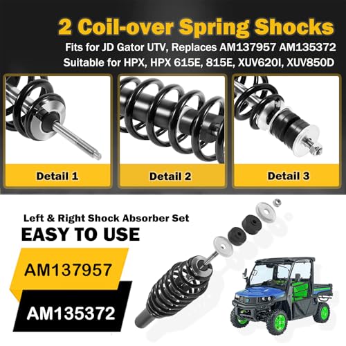 Suspension avant AM137957 compatible John Deere Gator HPX XUV 4x4 2004-2020 - 2