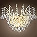 Flamingo Design 2 Light 16" Gold Wall Sconce with Clear European/Swarovski Crystals