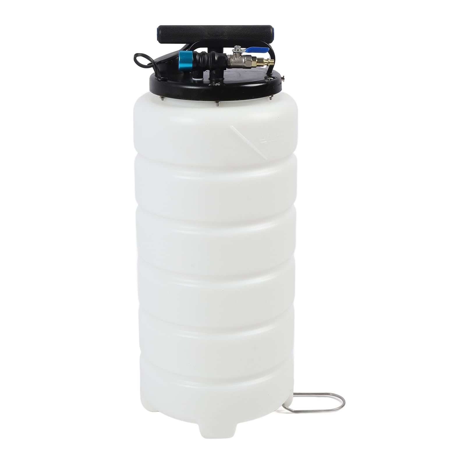 Keenso Bomba Extractora de Aceite de 15 L Bomba de de Aceite ABS Extractor de Fluido de Vacío Manual y Neumático con 2 Tubos Largos para Automóviles Motocicletas Barcos Cortacésped