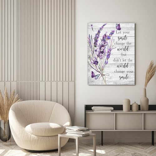 Toile murale citation inspirante pour retrouver la sérénité - 6