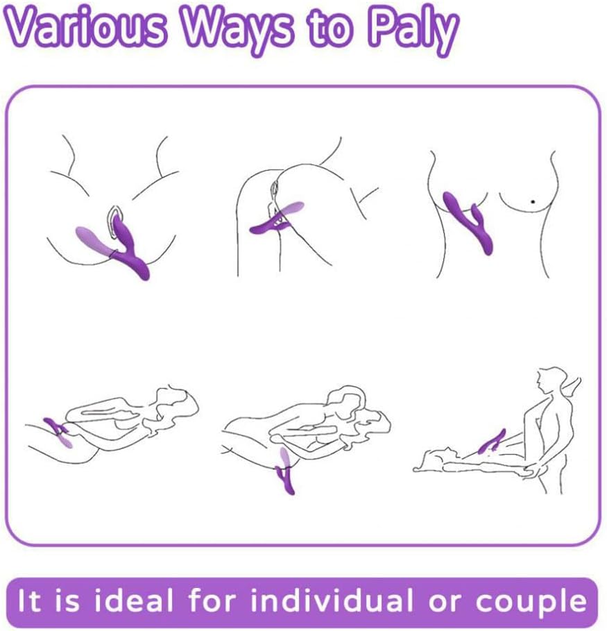 Electric Vibrator for Female Masturbation Device, 20 Vibration Modes Silicone Waterproof and Silent Whole Body Massage Stick, G-spot Stimulator, Suitable for Adult Sexual Products for Couples