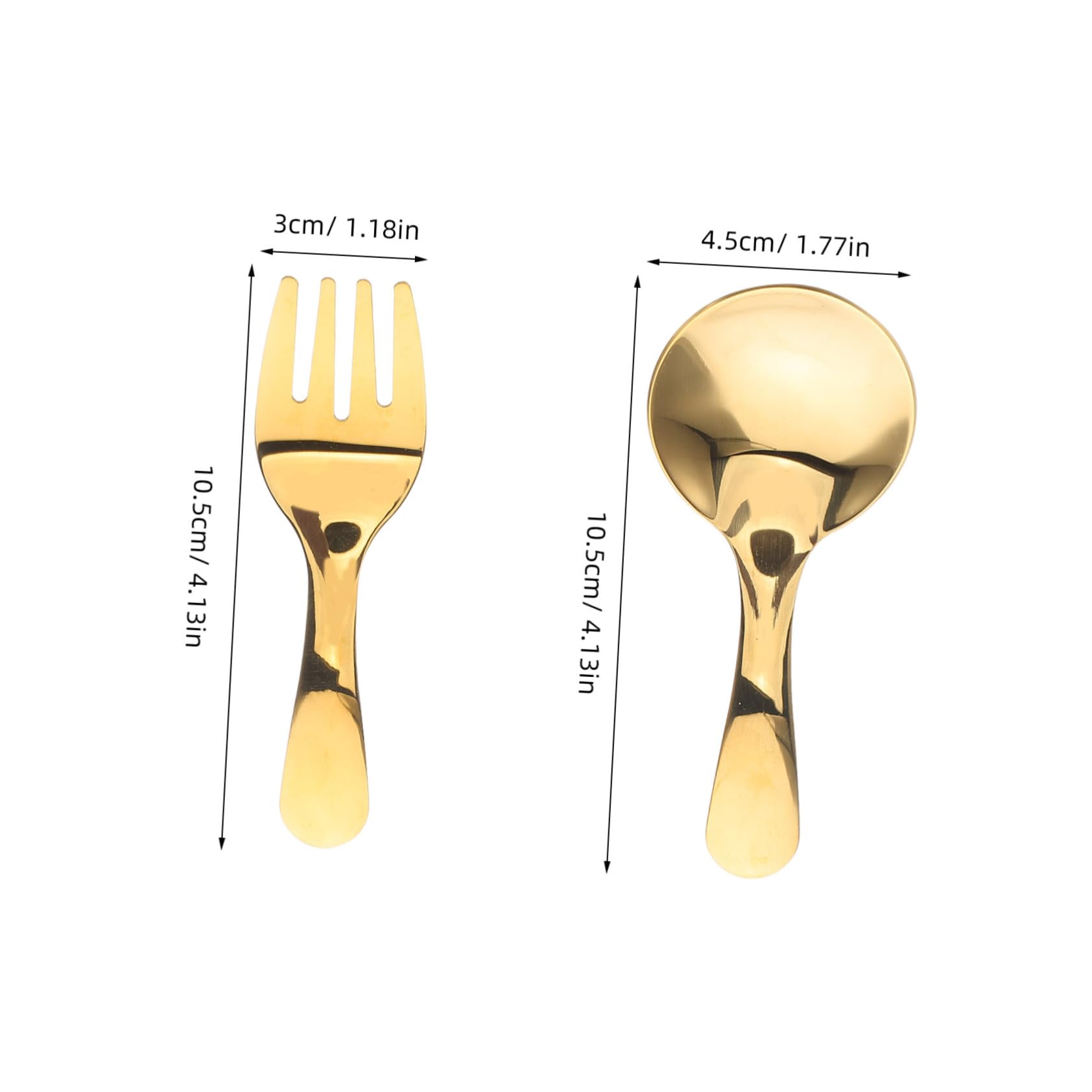 GANAZONO 1 Set Outdoor Portable Stainless Steel Cutlery with Travel Case Lightweight Utensils for Camping Backpacking Road Trips Reusable Forks and Spoons for Outdoor Dining