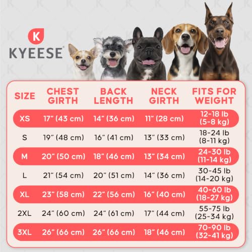 Image of KYEESE Reflective Yarn Dog Sweater for Small Medium Dog Thick Knit Pullover | Reflective for Visibility, Leash Hole for Walk, Stretchy Fit, Lightweight & Warm, Gentle on Sensitive Skin, Winter Daily Wear