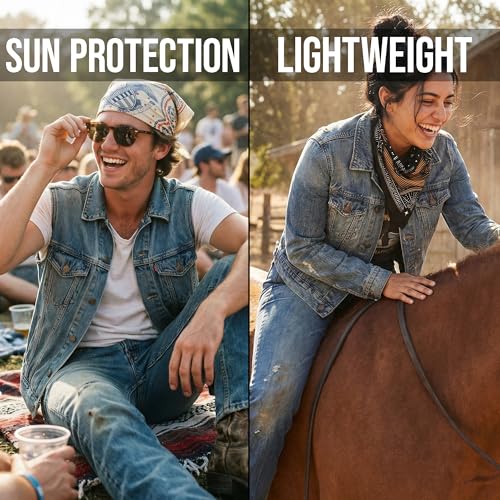 Bioworld Lightweight Americana 22"x22" 6-Pack Bandana Set