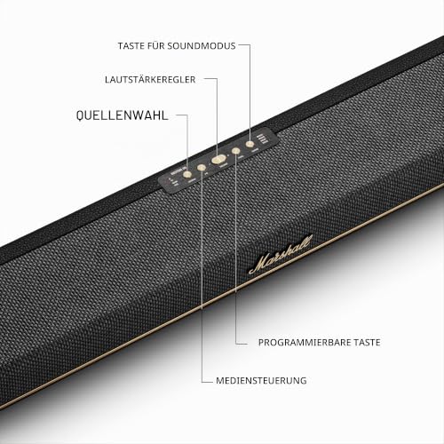 Marshall Heston 60 TV Soundbar - schwarz