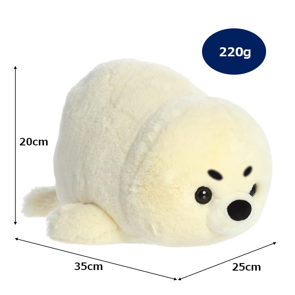 アザラシ ぬいぐるみ シルバー そう ぬいぐるみ アザラシ(L) - DOUGLAS