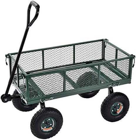 Sandusky Lee CW3418 Muscle Carts Steel Utility Garden Wagon, 400 lb. Load Capacity, 21-3/4" Height x 34" Length x 18" Width