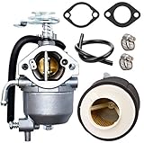 15003-2943 Carburetor with 11029-1004 Air Filter for Kawasaki KAF400 Mule 600 610 SX XC SC 4x4...