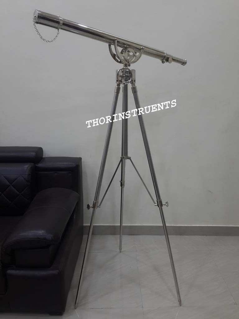 Nautical Brass Telescope Marine Spyglass with Adjustable Tripod Stand Rustic Vintage Home Decor Gifts