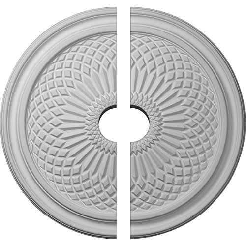 Up To 40% OFF Ekena Millwork CM22TN2-03500 Trinity Ceiling Medallion, 22"OD x 3 1/2"ID x 1 3/4"P, Factory Primed