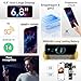 Yemjaw 15PROMA X Smartphone,Android 13.0,Long Battery Life 6800mAh,16+512GB with 128GB Memory Card Cell Phone,6.8“ HD Screen,Dual SIM,5G/Face ID/Fingerprint Lock/GPS (White)