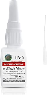 Weglau Metal Glue,Glue for Metal,for bonding Between Metal and Metal,Metal and Other Material.Instant Super Glue for Metal,Stainless Steel,DIY Craft,Aluminum Alloy,Metal Tube,Metal Product - 20g