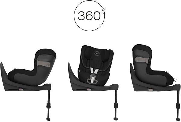 CYBEX Gold Seggiolino Auto Sirona S2 i-Size, Per Bambini da circa 3 Mesi a 4 anni, Max. 18 kg, Compatibile con SensorSafe, Moon Black - 5