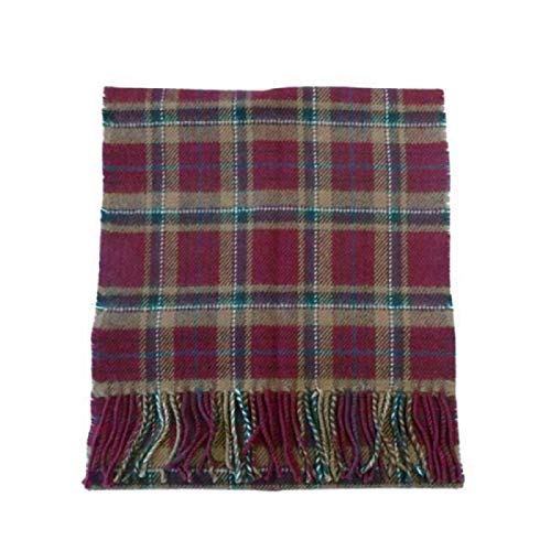 Irish County Tyrone Wool Tartan Plaid Scarf Made in Scotland