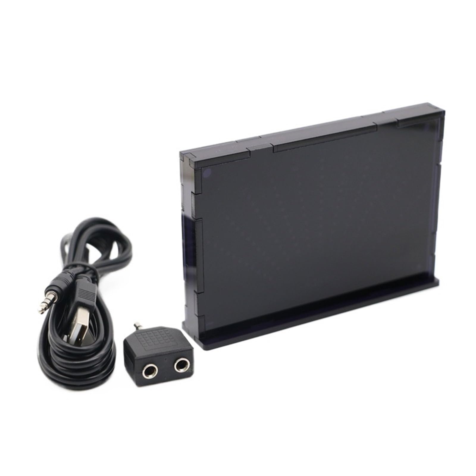 1 szt. ASK11 LED Music Audio Spectrum Display VU Meter Fan Shaped Pointer Level Indicating Amplifier with Case