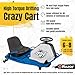 Razor High Torque Motorized Outdoor Drifting Crazy Cart Ride with Drift Bar, Smooth Wheels, and Rechargeable Battery, Blue (2 Pack)
