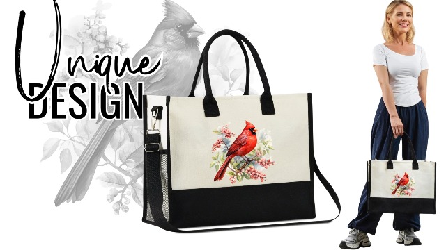 Bolso Tote Cardinal para mujer con cierre y correa miniatura 7