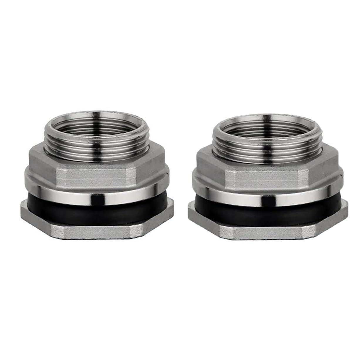 20 Pz Connettore Rotondo Dado Giunto Per Asta In Acciaio