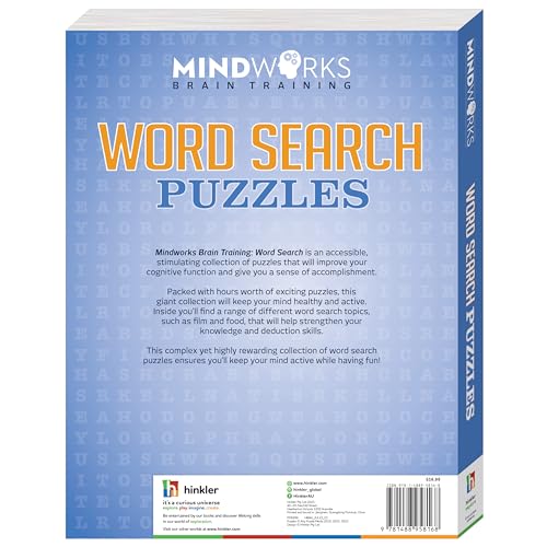 Mindworks: Word Search Puzzles - Puzzle Book for Adults, Brain Training, Travel Entertainment, Ranging Easy to Difficult, 288 Pages - Image 2