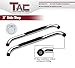 TAC Side Steps Fit 99-18 Chevy Silverado/GMC Sierra 1500/99-19 Silverado/Sierra 2500/3500 Regular Cab (Excluding C/K Classic)(Body Mount) 3