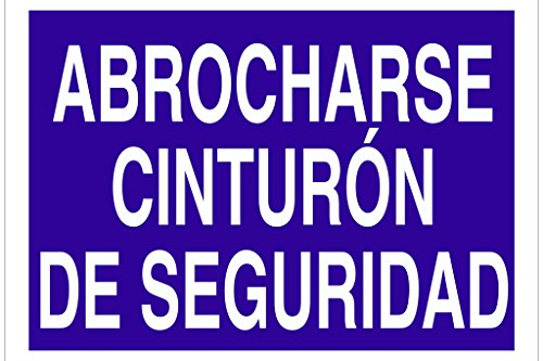 Plimpo Señal Poliestireno 297X210 Abrocharse Cinturón De Seguridad En Oferta Cofan O39Tpl297210 Señal Poliestireno, 297 X 210 Mm