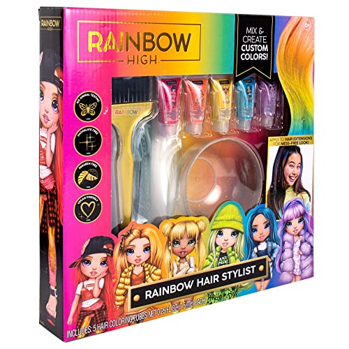Rainbow Hair Stylist con 5 tintes y extensiones miniatura 7