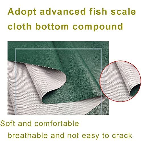 Tissu cuir pour meuble et voiture d'une largeur de 160 cm idéal pour bricolage et sacs DIY