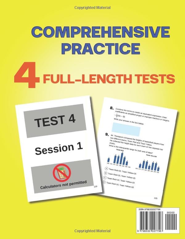 Florida FAST Test Prep Grade 8 - Mathematics: A Comprehensive Practice Workbook with Full-Length FAST Mathematics Tests (Florida FAST Assessment Practice - Grade 8) - Image 2