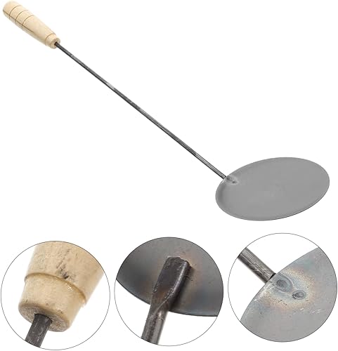 Miniatura 4 de SWOOMEY Molde para galletas con forma de roseta, forma de canoli, cortador de galletas, molde para bunuelos con asa, molde para freír con mango,