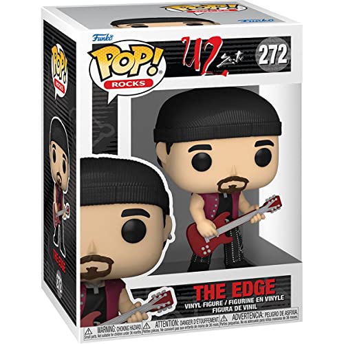 POP Rocks: U2, ZooTV – Edge Funko Pop ! Figurine en vinyle (avec étui de protection compatible Pop Box), multicolore, 9,5 cm - Les Beatles, Paul McCartney, John Lennon, RIngo Starr, George Harrison POP Rocks: U2, ZooTV - Edge Funko Pop ! Figurine en vinyle (avec étui de protection compatible Pop Box), multicolore, 9,5 cm – Image 4