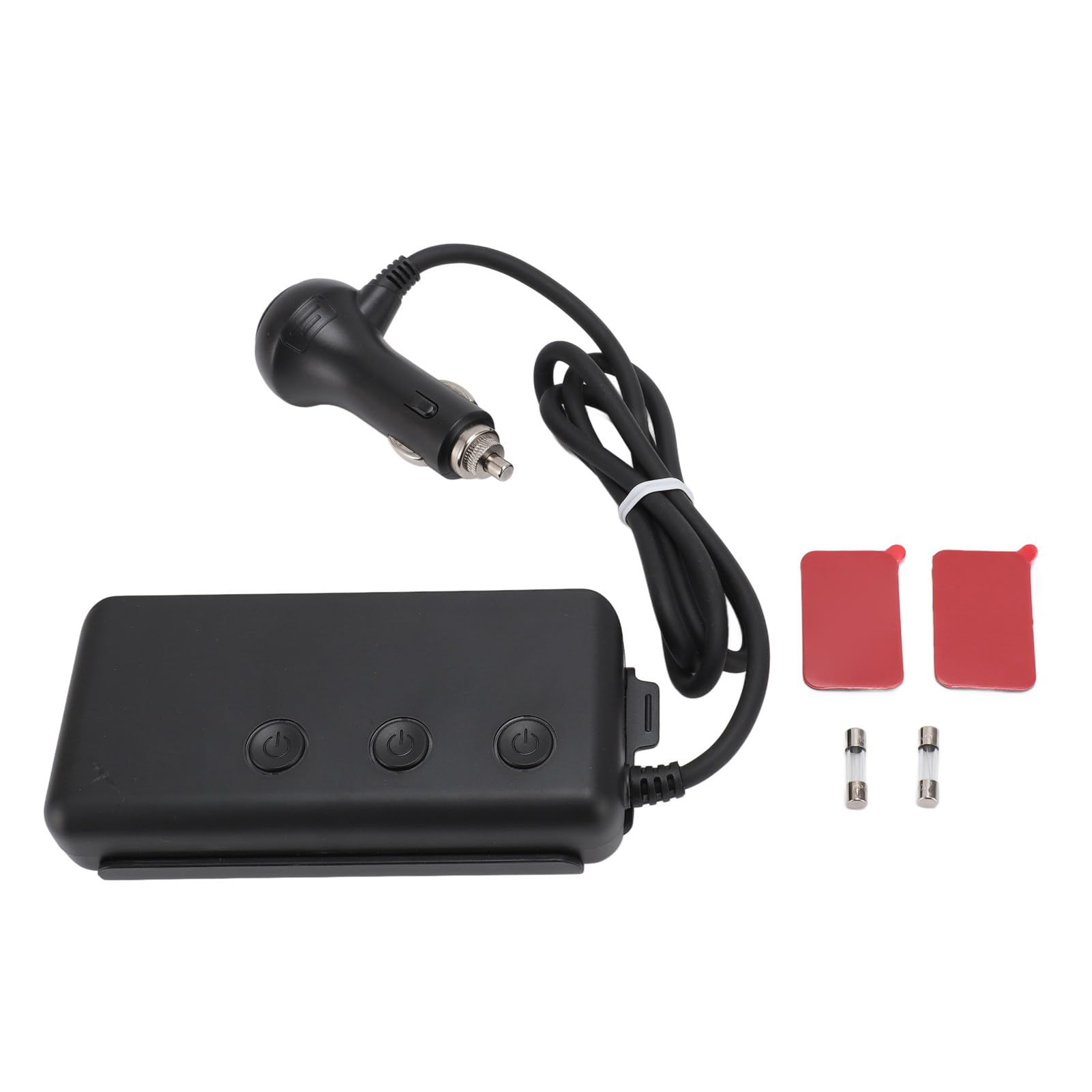 Cryfokt Splitter Presa Accendisigari Multifunzione 3 USB Ricarica Ad Alta velocità per Auto SUV Camion Fusibile 10A