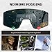 1TG Tactical Airsoft Goggles Anti Fog - Tactical Safety Glasses with 3 Impact-Resistant Lenses for Shooting, Skiing & Riding