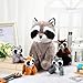 Imagen de Harrycle Set 5 Mapaches de Peluche Tiernos Suaves