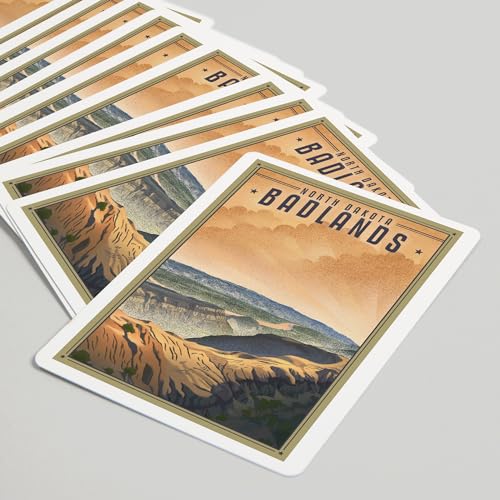 Baraja de Poker Lantern Press Badlands 52 Cartas miniatura 5
