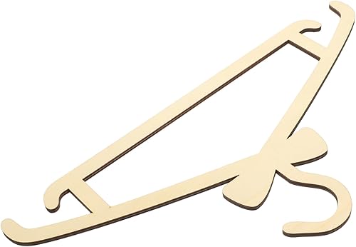 Miniatura 7 de Colgador de madera para bebé, colgador decorativo de lazo para guardería, perchas y arañazos para ropa de niños y niñas