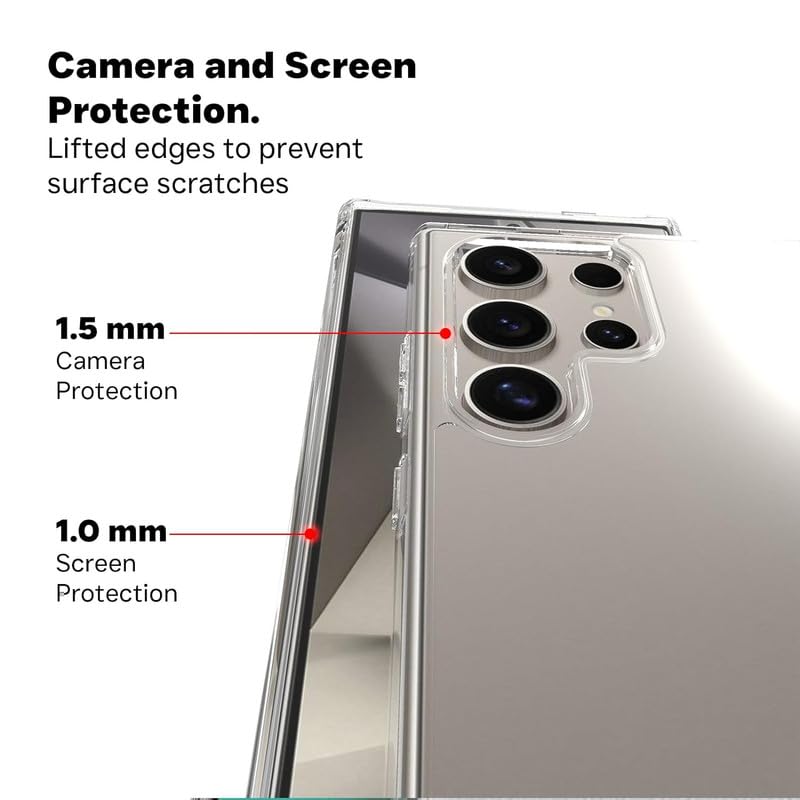 Image of Case Creation Brand - Mobile Cover for Samsung Galaxy S24 Ultra (Soft & Flexible Back Case), Transparent