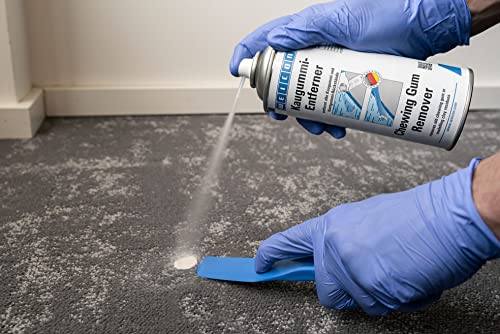 WEICON Kaugummientferner Spray 400 ml, Kältespray gegen Kaugummi u.Ä auf Kleidung Boden Kunststoff Teppich Auto uvm.