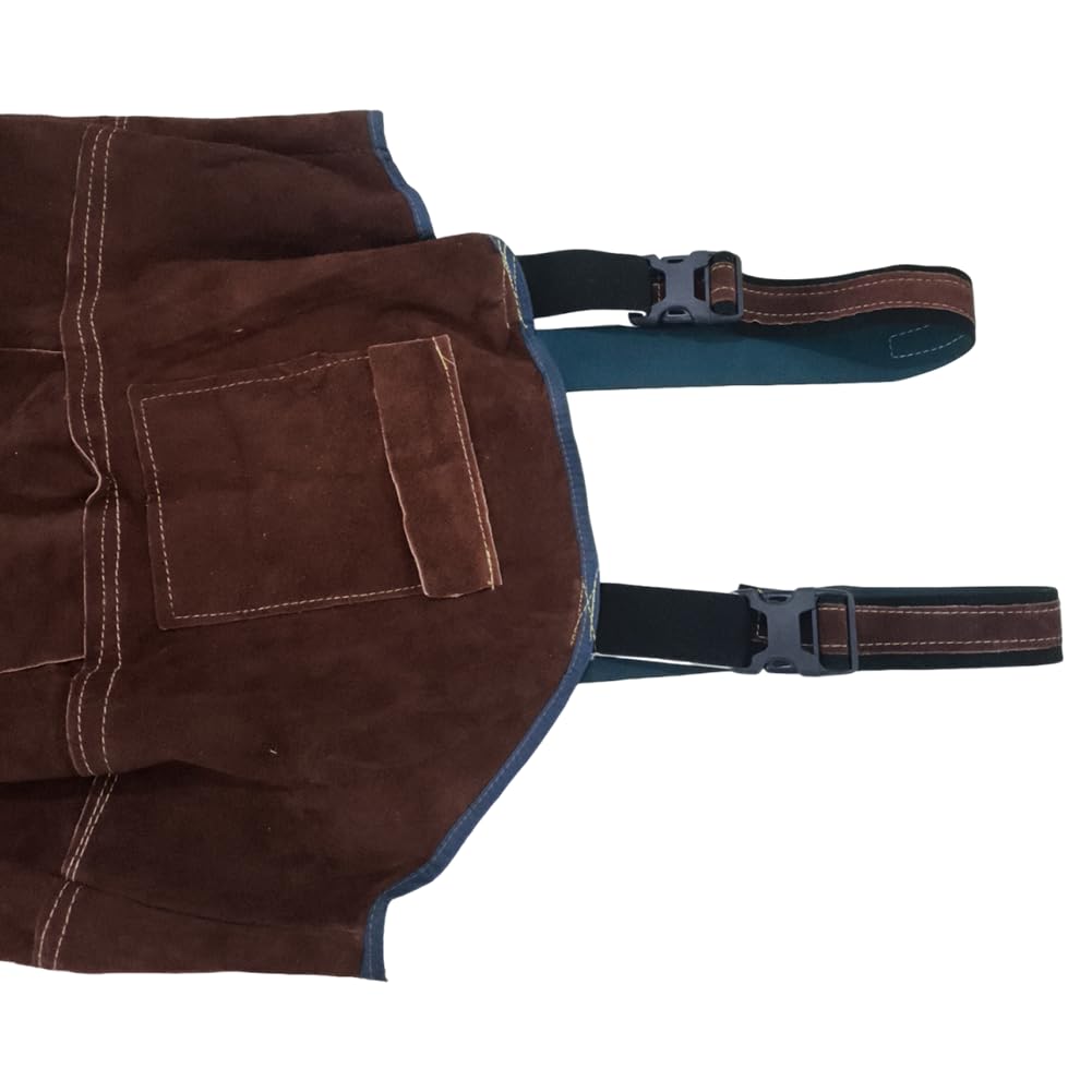 Hrippy Peto De Soldadura Impermeable con Tirantes, Ropa De Trabajo Resistente Desgaste para Hombre, Ideal para Soldadores, Herreros Y Obreros.