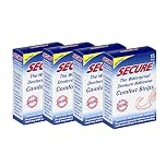4 x FITTYDENT SECURE Denture Adhesive Strips 15's (4 Pack) lower price