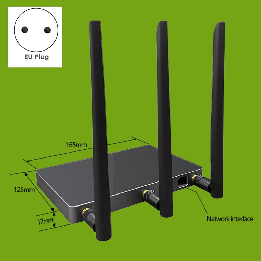 Hub Tuya Zigbee 3.0 con Doble Puerta de Enlace y Repetidor WiFi, Señal Mejorada, Fallo Inteligente para, Casa Grande, Villa, Hotel, Enchufe de la UE