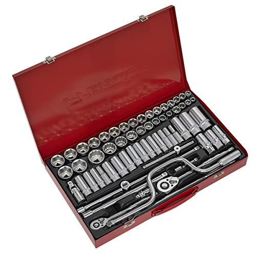 Sealey AK694 6 Point Walldrive-Duometric Socket Set, 3/8