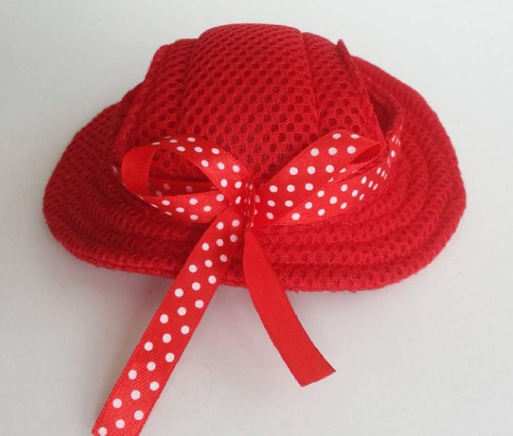 BBEART Pet Cap, Round Hat Fashion Dog Canvas Princess Hat Baseball Adjustable Chin Strap Sun Protection Visor for Puppy Dog (L, Pink) : Pet Supplies