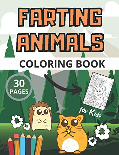 Farting Animals Coloring Book: A Funny Book for Kids and Parents. Different Animals and Pets for Colouring. image 2