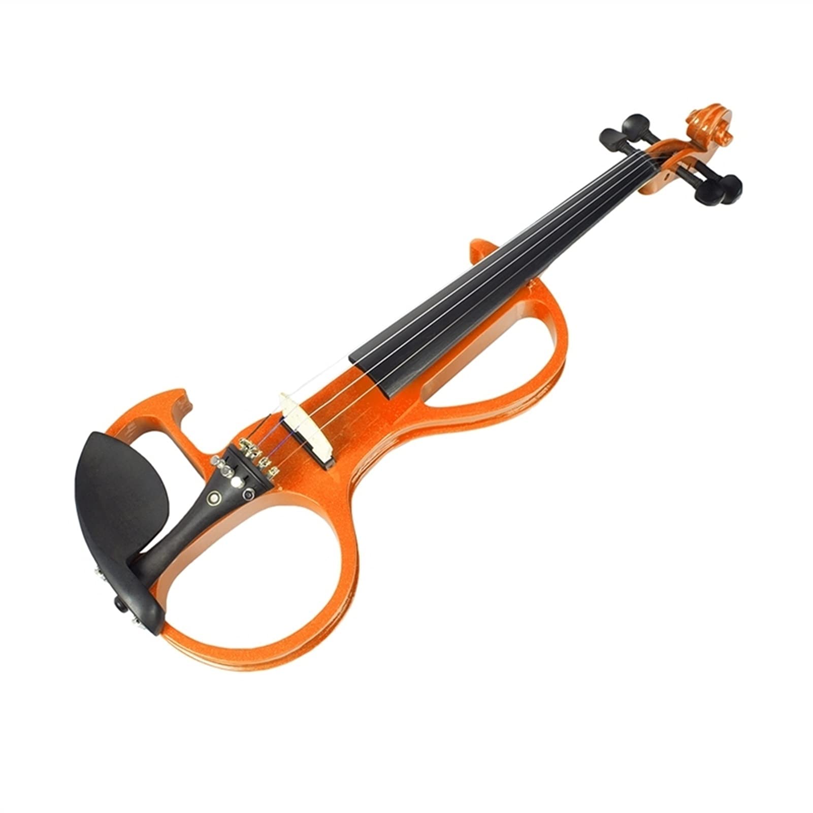 Violino elettrico Violino 4/4 a grandezza naturale, con cuffie per pianoforte, tuta di colofonia, violino silenzioso