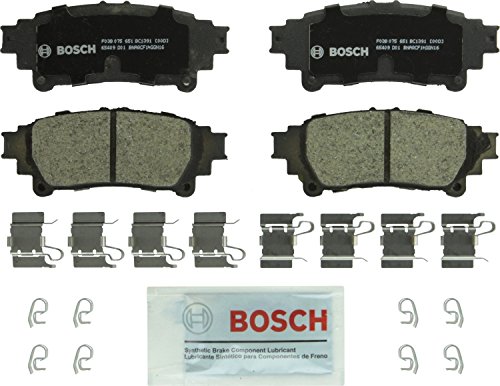 BOSCH BC1391 QuietCast Premium Ceramic Disc Brake Pad Set - Compatible with Select Lexus GS200t, GS350, GS450h, IS300, IS350, RC350, RX350, RX450h; Toyota Highlander, Prius, Sienna + More; REAR by Bosch - Used condition - US$27.65