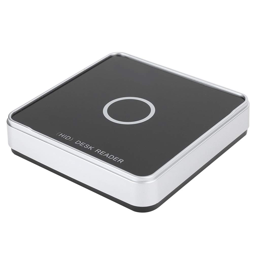 Goshyda Lettore di Schede RFID, Scrittore di Lettori di Schede RFID UHF USB Desktop con Spia LED, Controllo Accessi Tag Elettronici Senza 902-928 MHz, Compatibile con ISO18000-6C,