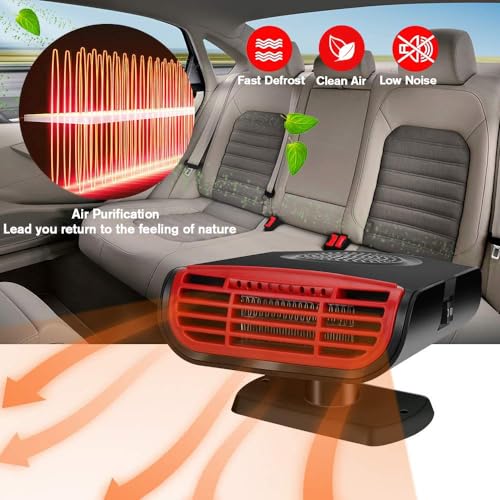 Car Heater, 12V 150W Portable Fast Heating Defrost